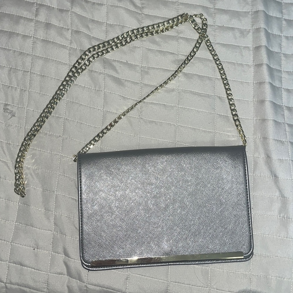Mossimo Silver Clutch Wallet